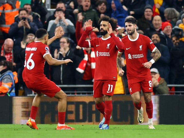 Salah, Alexander-Arnold make history in Liverpool's draw with Arsenal