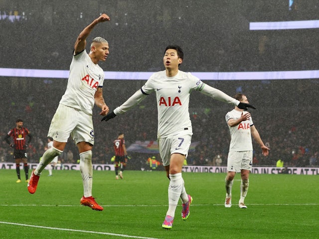 Spurs dispatch Bournemouth to end 2023 in style