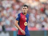 Andreas Christensen of Barcelona during his side's match against AS Monaco, on August 12, 2024