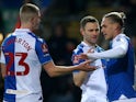 Blackburn Rovers' Arnor Sigurosson celebrates scoring their fourth goal on January 6, 2024