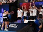Germany's Angelique Kerber celebrates with her team after winning her singles semi final match against Australia's Ajla Tomljanovic on January 6, 2024