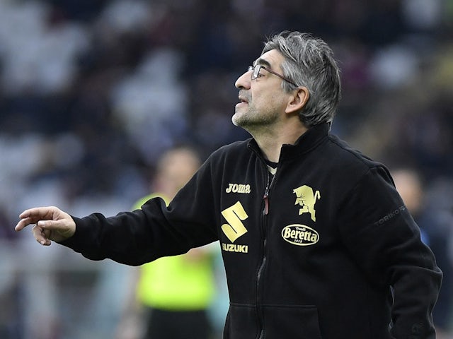 Torino coach Ivan Juric reacts on January 7, 2024