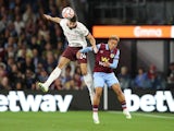 Manchester City's Josko Gvardiol in action with Burnley's Manuel Benson on August 11, 2023