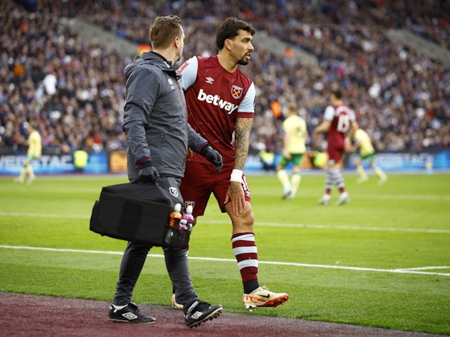 West Ham's Lucas Paqueta ruled out of Nott'm Forest match