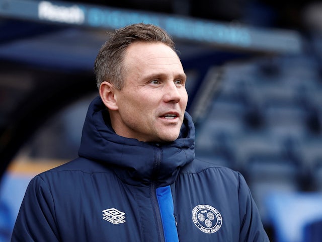 Shrewsbury Town manager Matthew Taylor (Matty Taylor) before the match on January 7, 2024