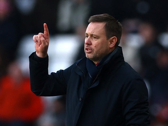Sunderland manager Michael Beale on January 1, 2024