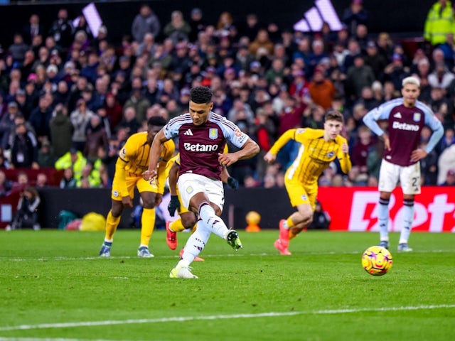 Ollie Watkins scores for Aston Villa on December 30, 2024