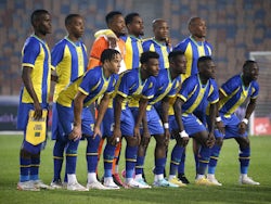 Tanzania players pose for a team group photo before the match on January 7, 2024