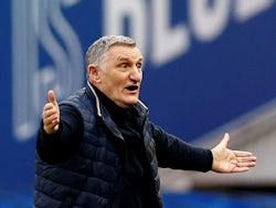 Birmingham City manager Tony Mowbray reacts during the match on January 13, 2024
