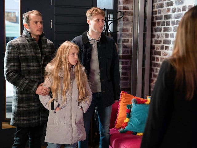 Ben, Lexi and Jay on EastEnders on January 25, 2024