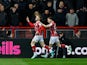 Bristol City's Tommy Conway celebrates scoring their first goal on January 16, 2024