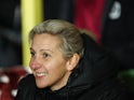 Aston Villa Women manager Carla Ward before the match on January 19, 2024