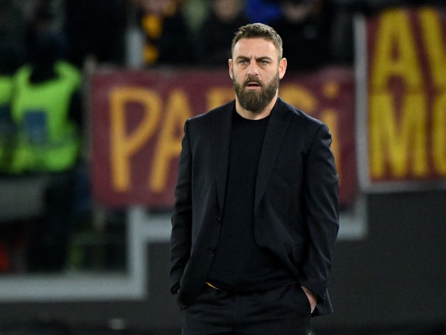 Roma coach Daniele De Rossi on January 20, 2024