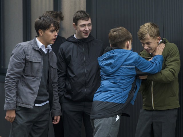 Liam and Dylan on Coronation Street on January 22, 2024