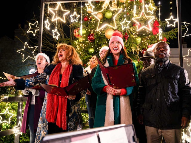 The choir on EastEnders on December 22, 2023