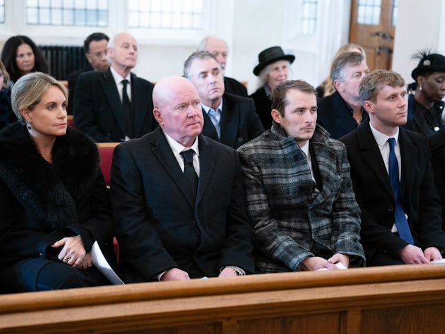 Sam, Phil, Ben and Jay on EastEnders on January 15, 2024