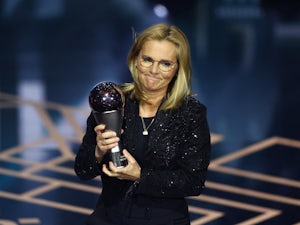 Sarina Wiegman hails "tremendous" England achievements after FIFA award