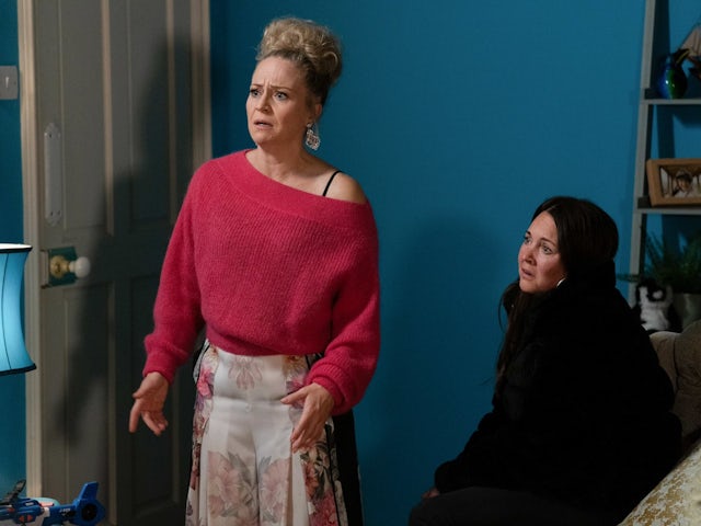 Linda and Stacey on EastEnders on January 25, 2024
