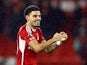 Nottingham Forest's Morgan Gibbs-White celebrates after the match on December 30, 2023