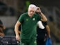 South Africa coach Hugo Broos reacts on January 30, 2024