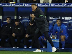 Deportivo Alaves coach Luis Garcia Plaza reacts on February 3, 2024