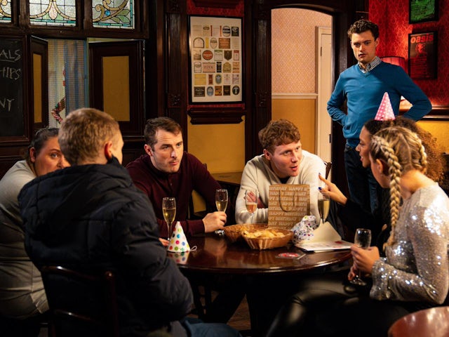 Ben, Jay and Johnny on EastEnders on February 13, 2024