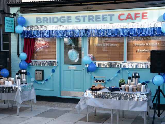 The cafe on EastEnders on February 6, 2024