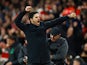 Arsenal manager Mikel Arteta celebrates after the match on February 4, 2024