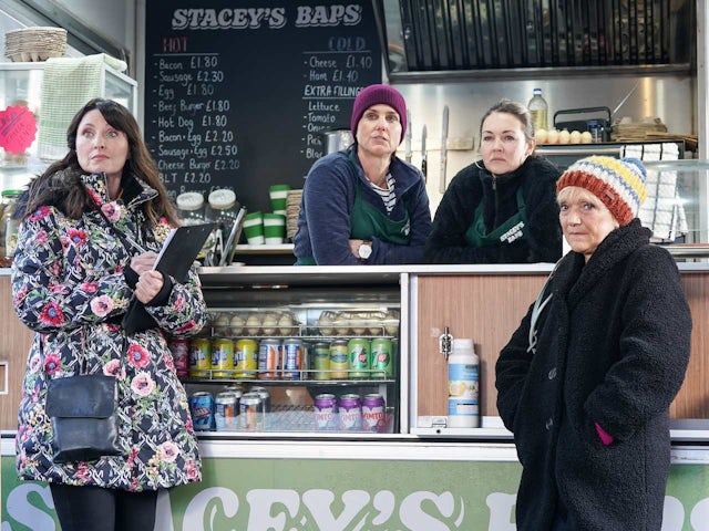 Honey, Eve, Stacey and Jean on EastEnders on February 7, 2024