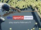 Sky Sports Tennis to launch on February 11