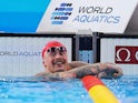 Adam Peaty in action at the World Aquatics Championships on February 11, 2024