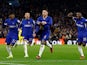 Chelsea's Enzo Fernandez celebrates scoring their third goal on February 6, 2024