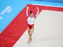Claudia Fragapane in action at the Commonwealth Games on July 30, 2022