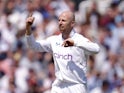 England bowler Jack leach in action in June 2023.