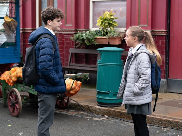 Ricky and Amy on EastEnders on February 20, 2024