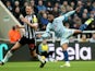 Bournemouth's Antoine Semenyo scores against Newcastle United on February 17, 2024