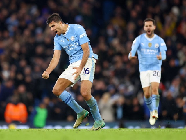Late Rodri rocket rescues point for Man City in riveting Chelsea draw