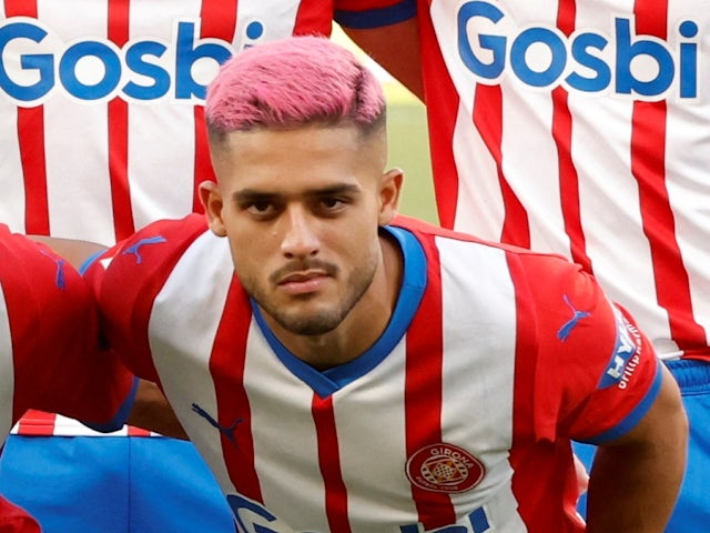 Girona's Yan Couto pictured on September 30, 2023