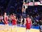 Eastern Conference forward Giannis Antetokounmpo (34) of the Milwaukee Bucks dunks the ball during the second half of the 73rd NBA All Star game on February 18, 2024