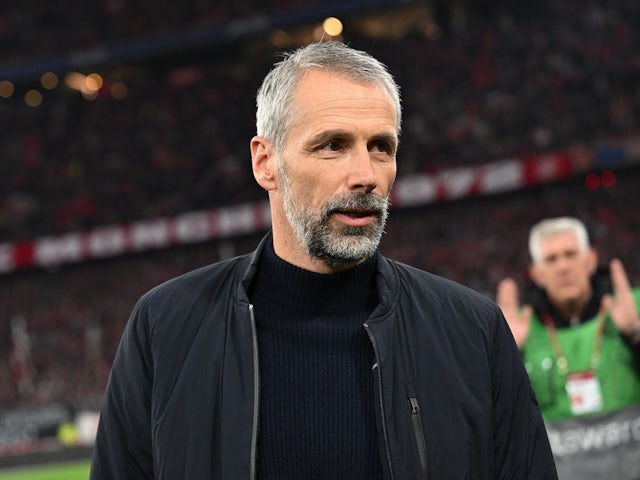 RB Leipzig coach Marco Rose before the match on February 24, 2024