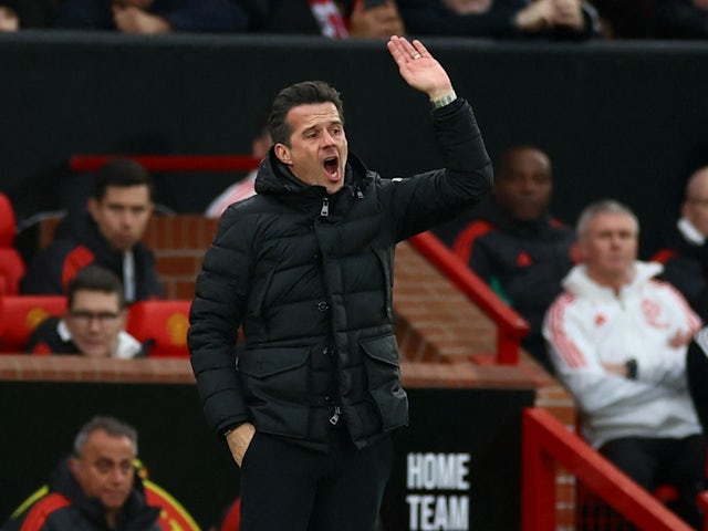Fulham manager Marco Silva reacts on February 24, 2024