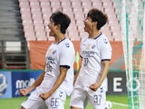 Yun Il-lok in action for Ulsan Hyundai at the 2021 AFC Champions League
