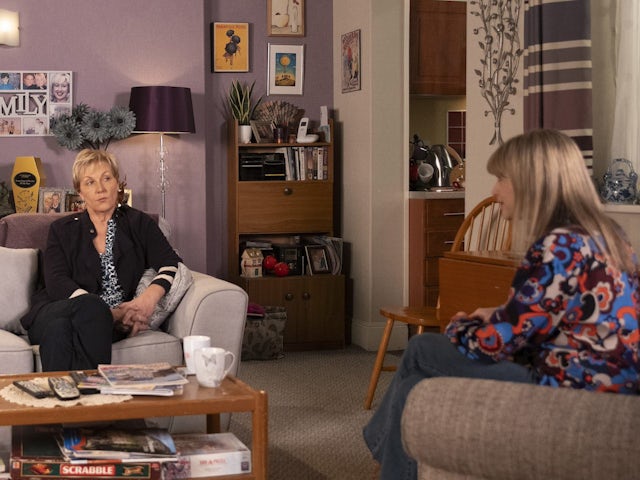 Eileen and Violet on Coronation Street on March 20, 2024