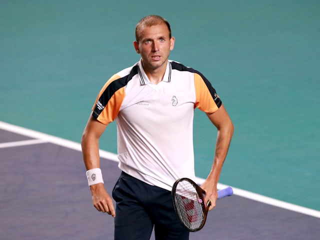 Dan Evans in action at the Mexican Open on February 27, 2024