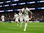 Tottenham Hotspur's Cristian Romero celebrates scoring their second goal on March 2, 2024