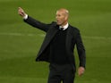 Ex-Real Madrid coach Zinedine Zidane on May 1, 2021
