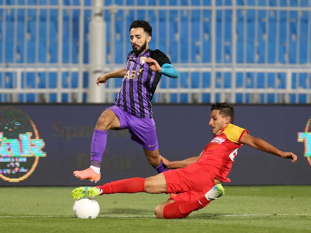 Al-Ain captain Bandar Al-Ahbabi  in action during the 2021 AFC Champions League