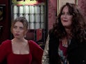 Daisy and Christina on Coronation Street on March 27, 2024