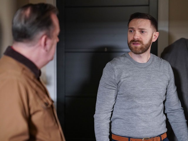 Harvey and Dean on EastEnders on March 18, 2024