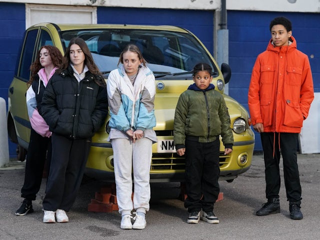 A bunch of Milton Keynes kids on EastEnders on March 4, 2024
